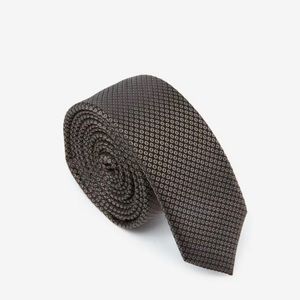 The Kooples Black Silk with Golden Circle Tie